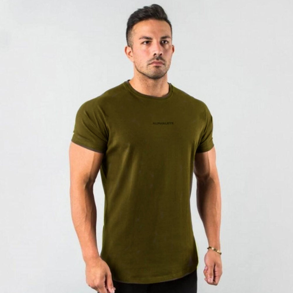 Men Fitted Gym T-Shirt* Workout Shirt