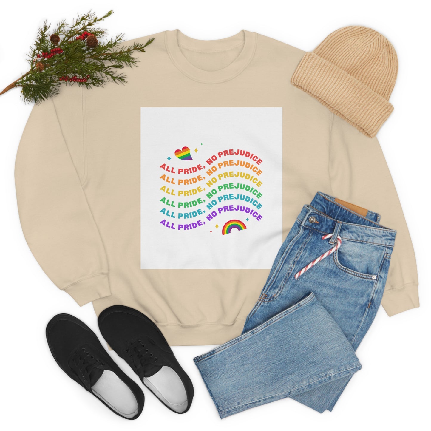 All Pride No Prejudice Unisex Heavy Blend Crewneck Sweatshirt*