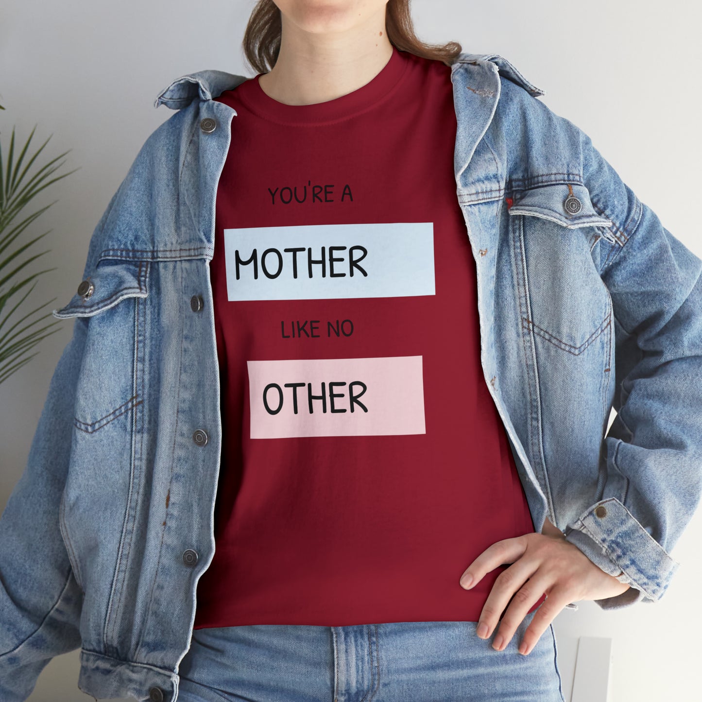 "Mother Like No Other" Unisex Heavy Cotton Tee shirt gift, mom*