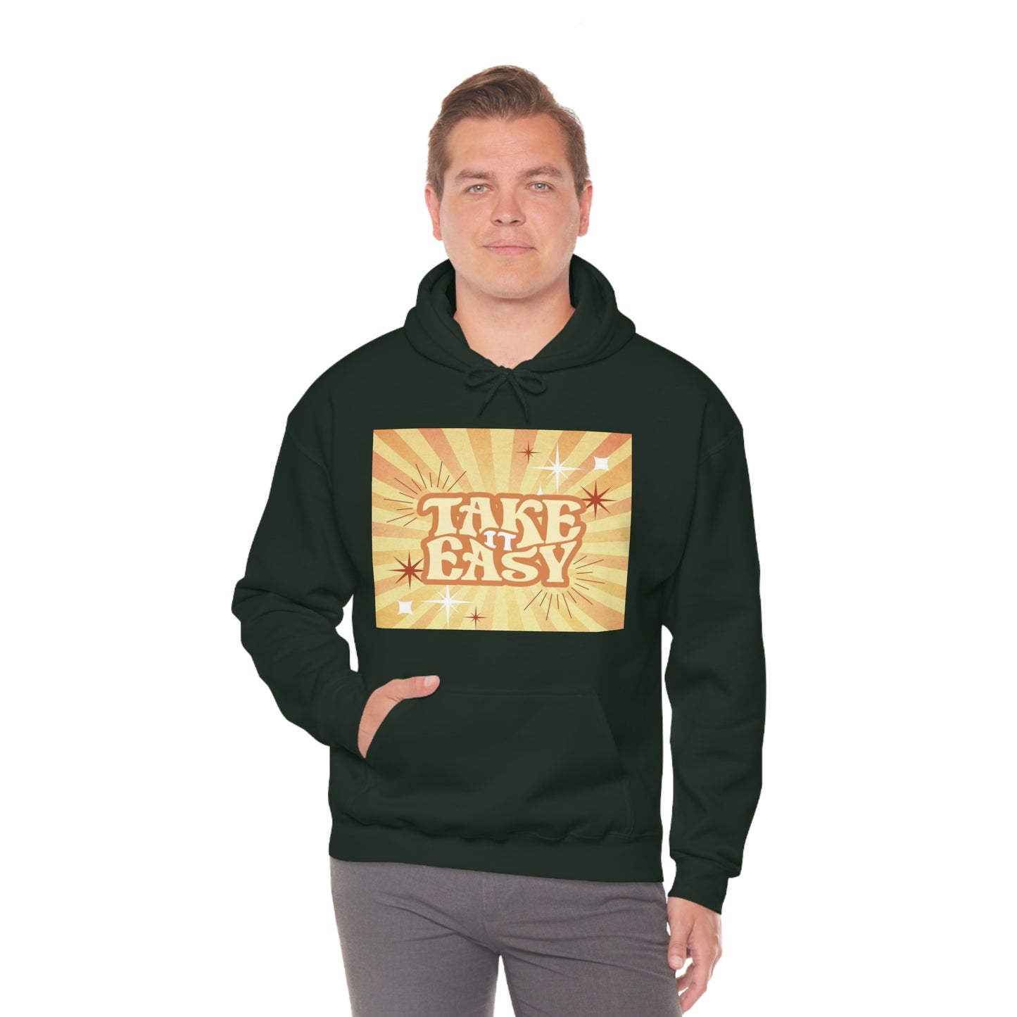 "Take it Easy" Unisex Heavy Blend Hooded Sweatshirt*