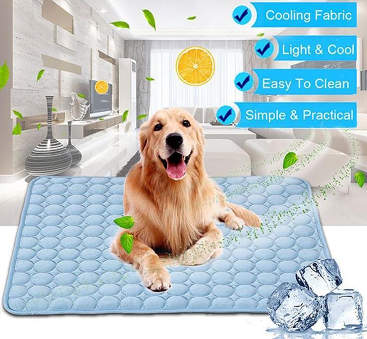 Pet Dog Cat Ice Silk Cold Nest Pad For Cooling In Summer*