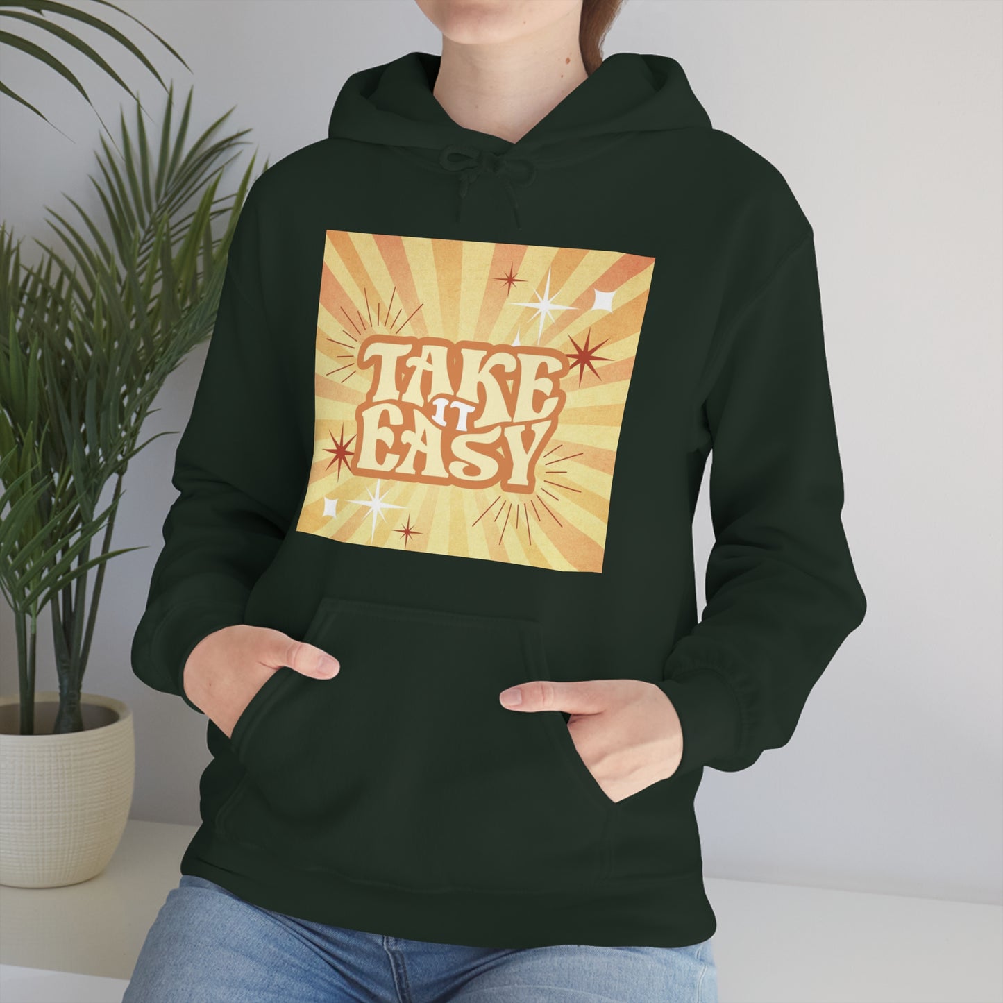 "Take it Easy" Unisex Heavy Blend Hooded Sweatshirt*