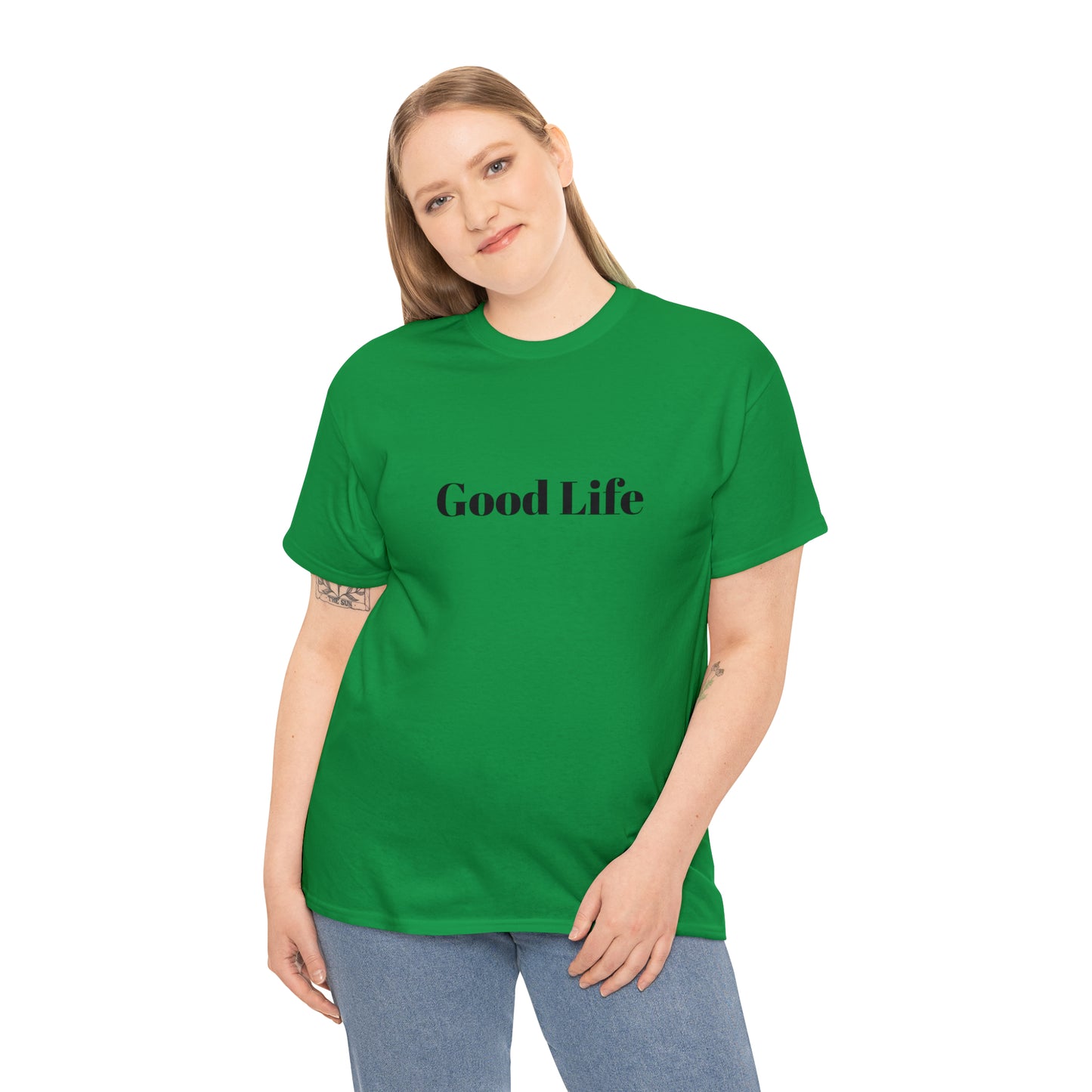 "Good Life" Unisex Heavy Cotton Tee Shirt*