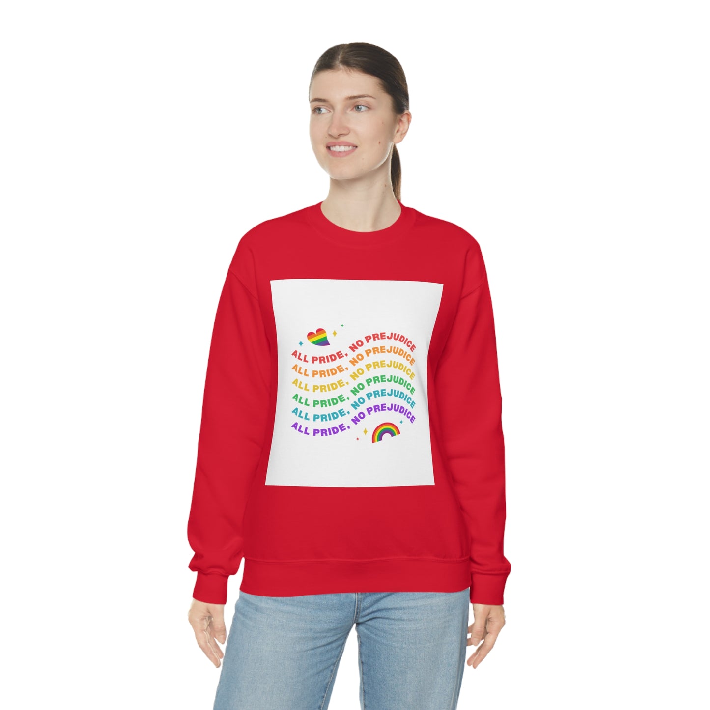 All Pride No Prejudice Unisex Heavy Blend Crewneck Sweatshirt*