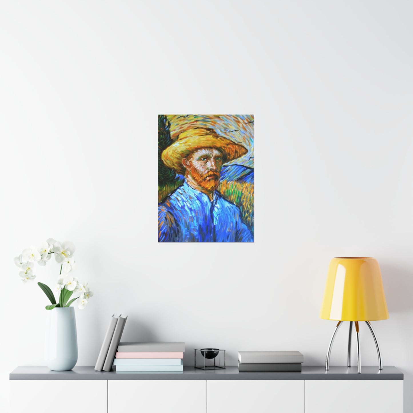 "Discover Van Gogh's Soul: Self-Portrait Premium Matte Vertical Posters - A Masterpiece for Your Wall!"Van Gogh self portrait* Premium Matte Vertical Posters art fine art wall art gift bestseller