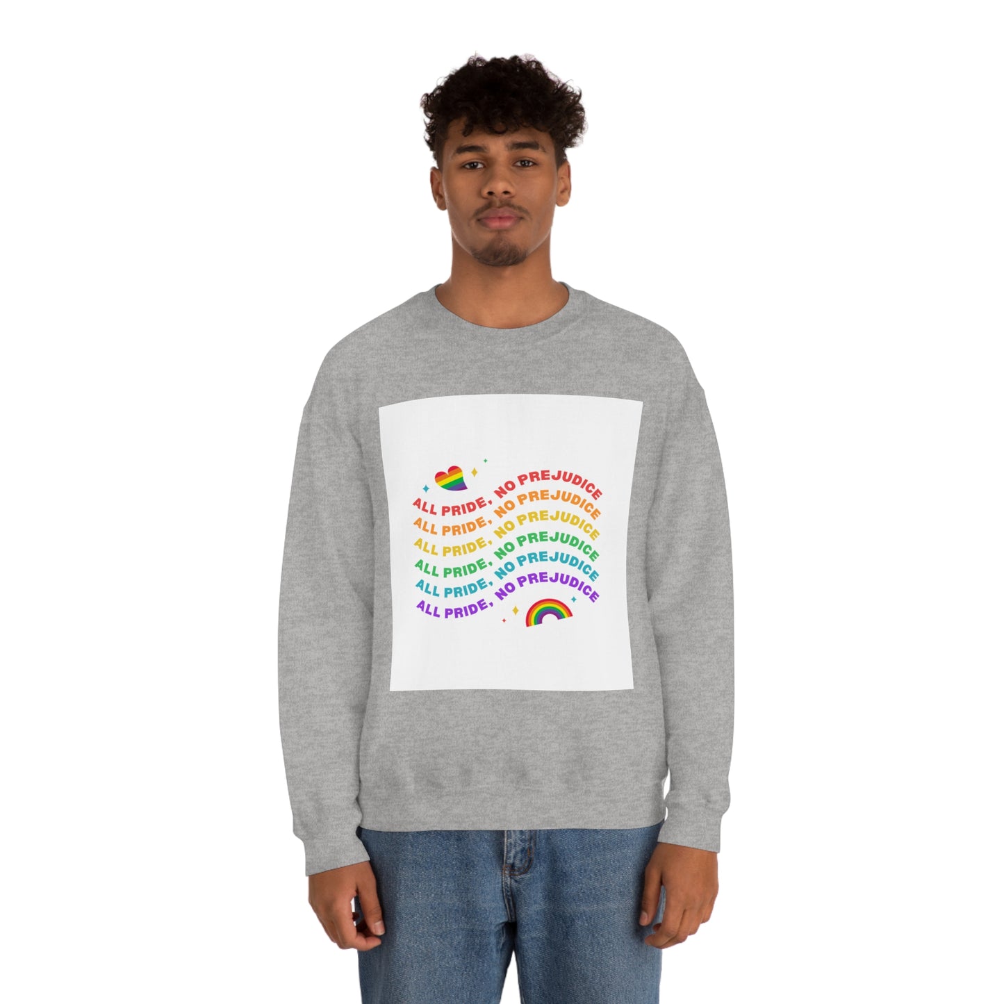 All Pride No Prejudice Unisex Heavy Blend Crewneck Sweatshirt*