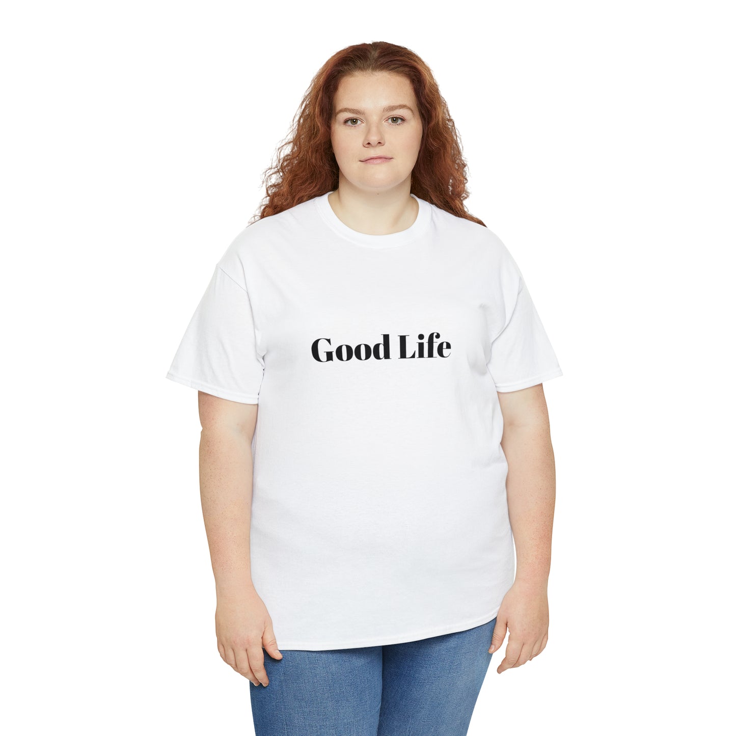 "Good Life" Unisex Heavy Cotton Tee Shirt*