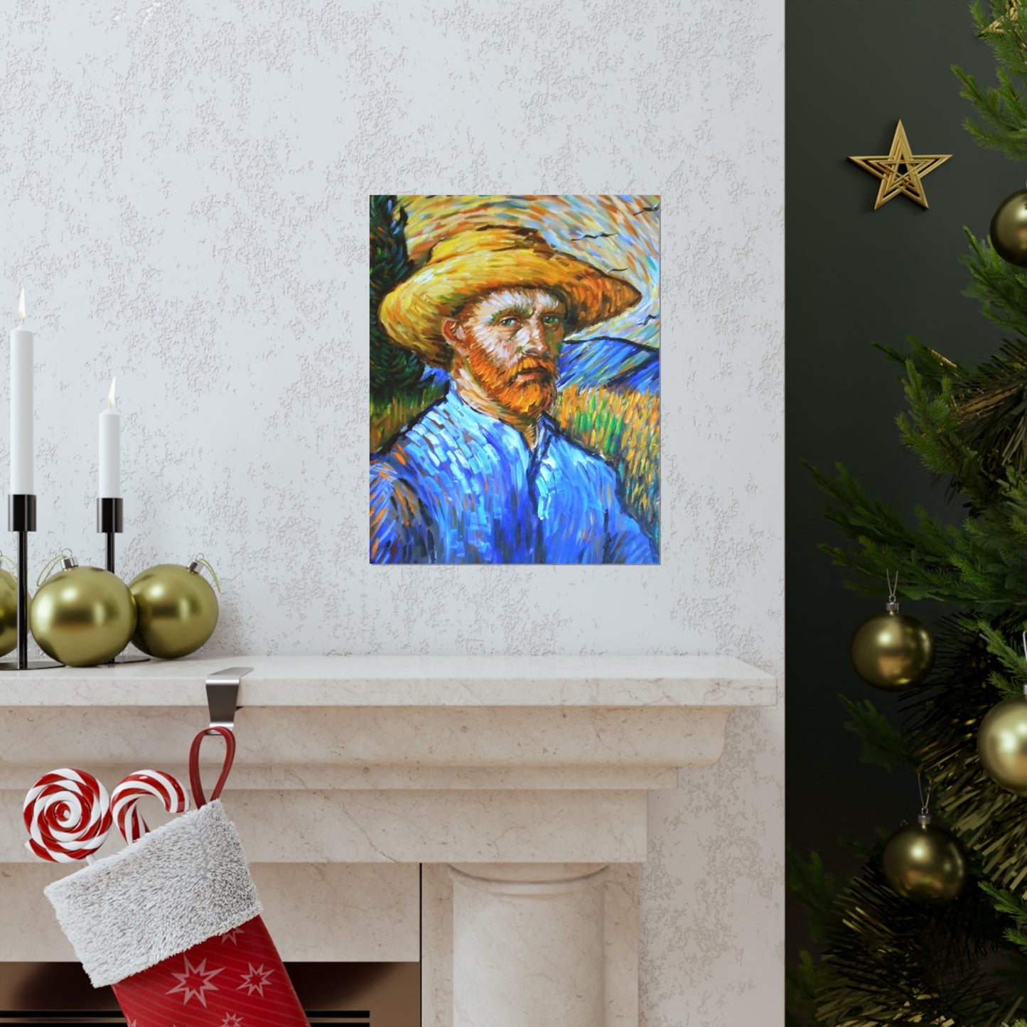 "Discover Van Gogh's Soul: Self-Portrait Premium Matte Vertical Posters - A Masterpiece for Your Wall!"Van Gogh self portrait* Premium Matte Vertical Posters art fine art wall art gift bestseller