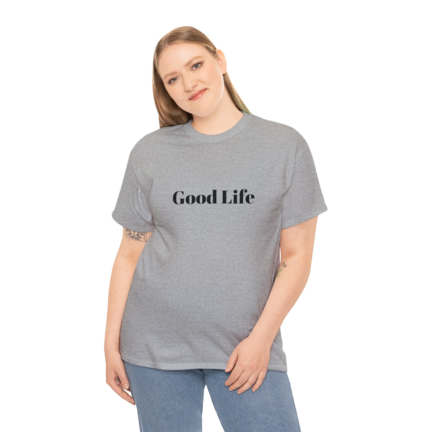 "Good Life" Unisex Heavy Cotton Tee Shirt*