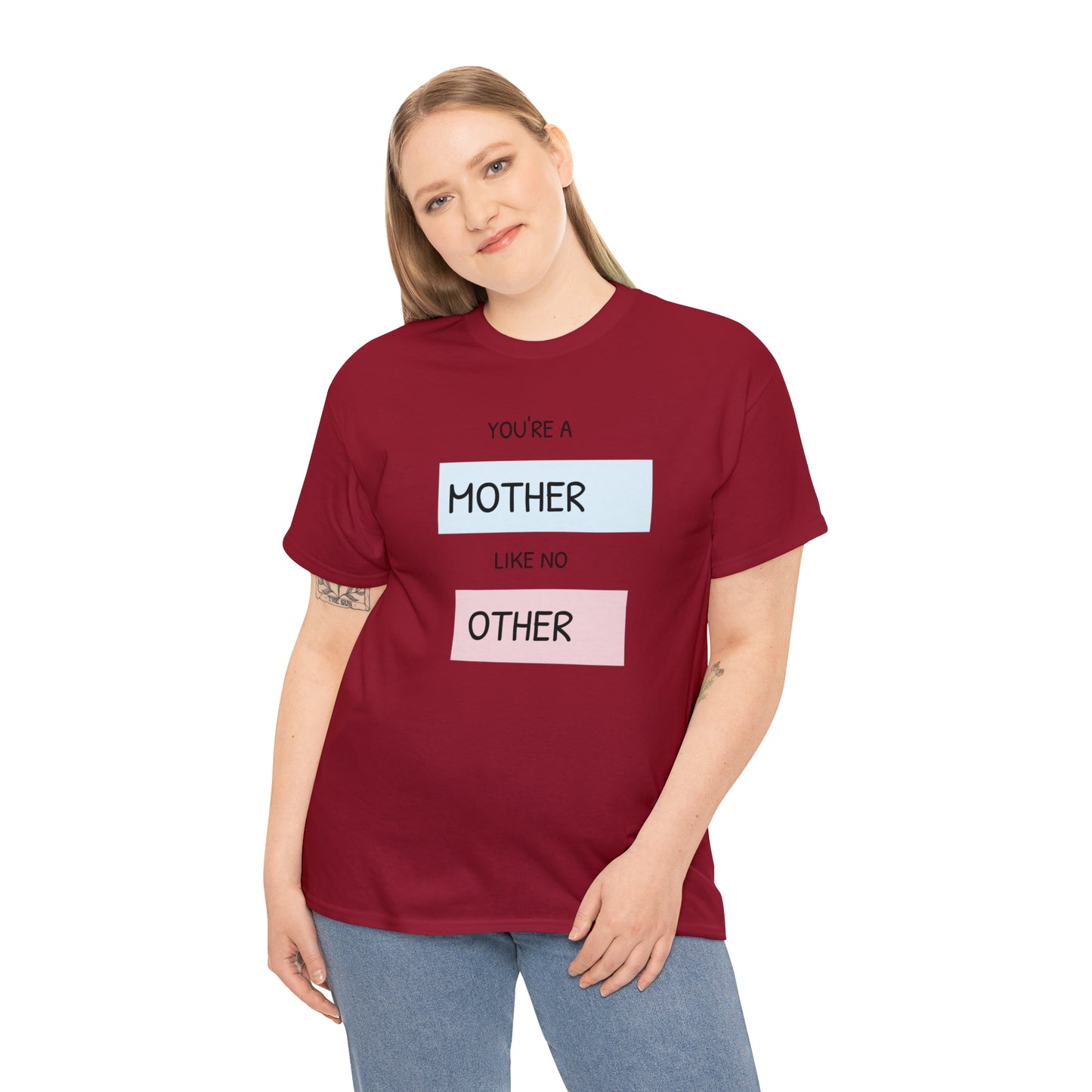 "Mother Like No Other" Unisex Heavy Cotton Tee shirt gift, mom*