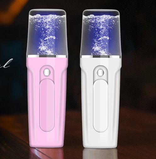 Mini Nano Mist Sprayer Cooler Facial Steamer Humidifier USB Rechargeable Face Moisturizing Nebulizer Beauty Skin Care*