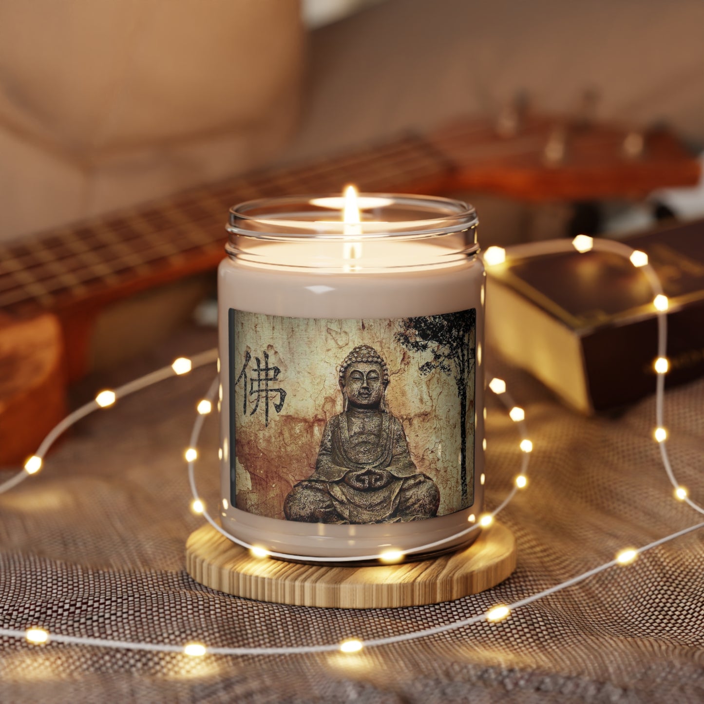 Peace and Buddha Scented Soy Candle, 9oz*