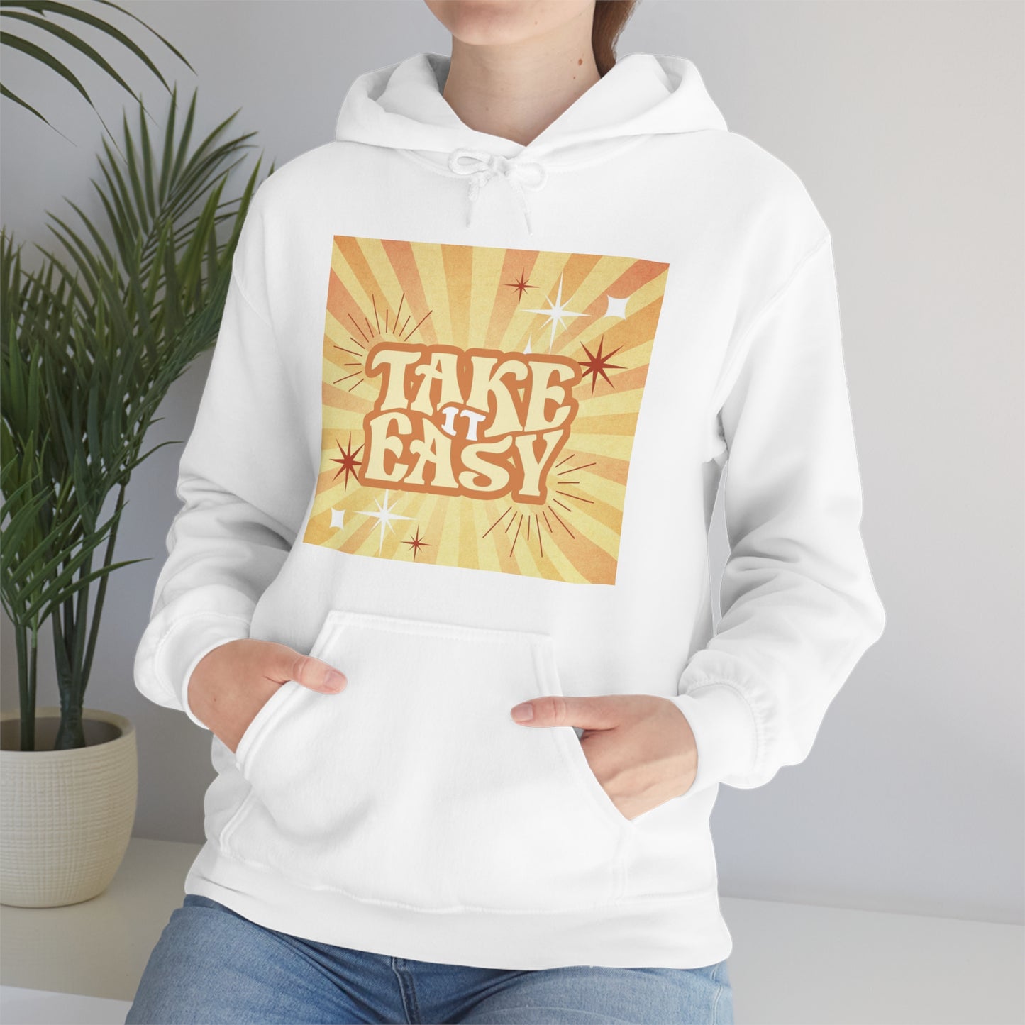 "Take it Easy" Unisex Heavy Blend Hooded Sweatshirt*