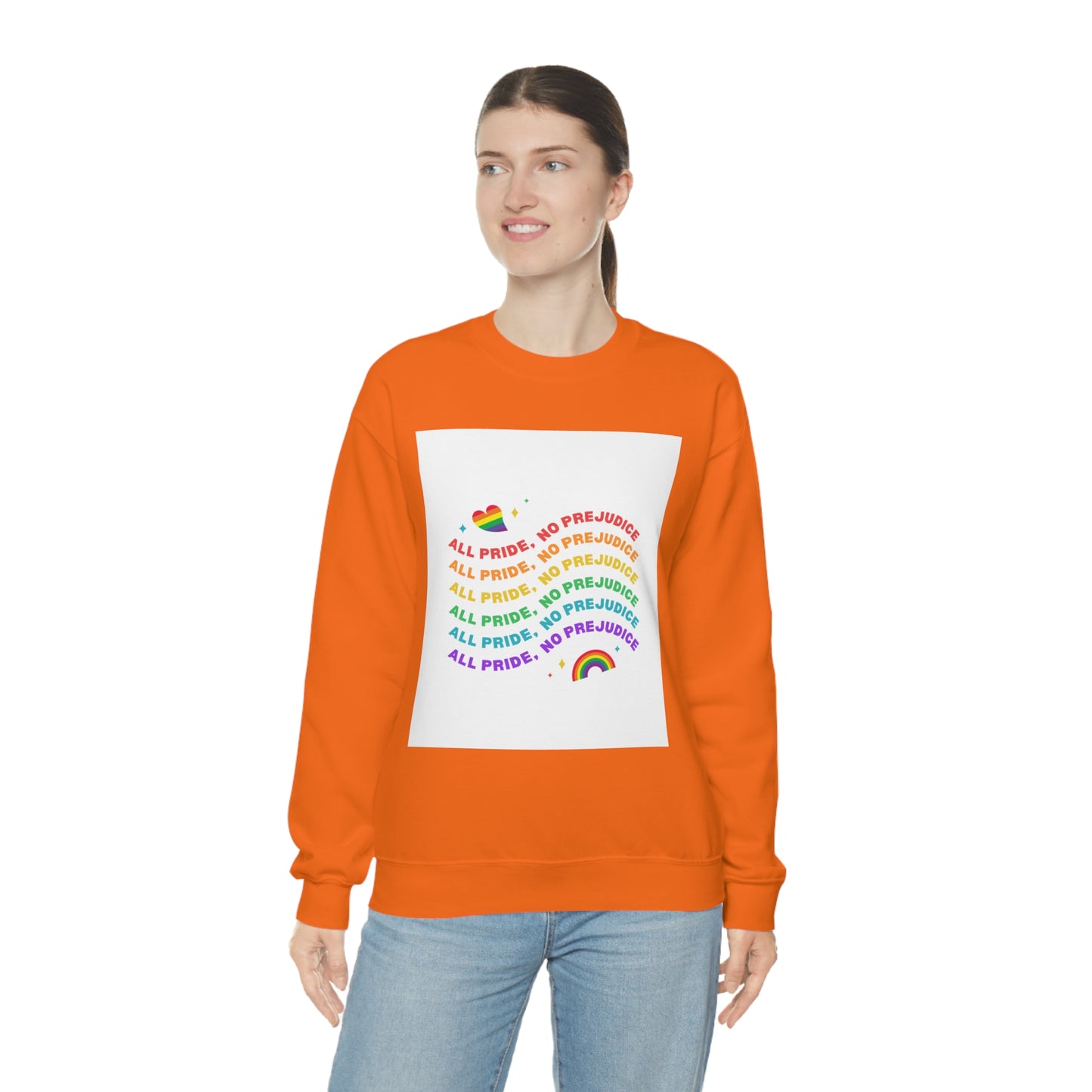 All Pride No Prejudice Unisex Heavy Blend Crewneck Sweatshirt*