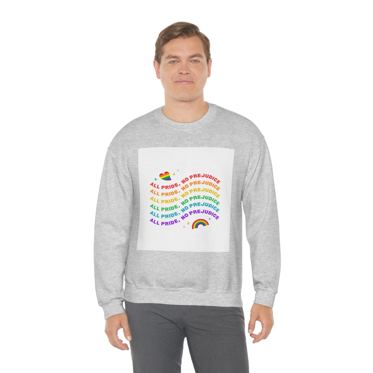 All Pride No Prejudice Unisex Heavy Blend Crewneck Sweatshirt*