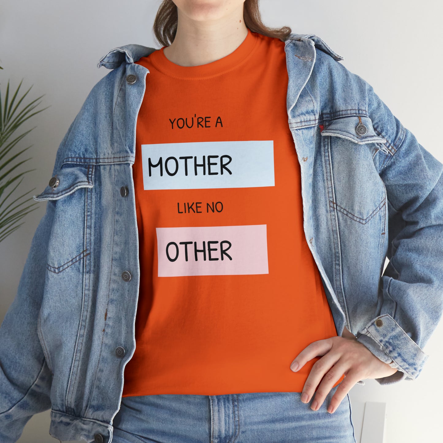 "Mother Like No Other" Unisex Heavy Cotton Tee shirt gift, mom*