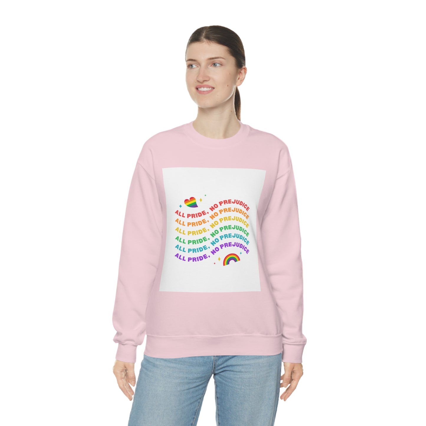 All Pride No Prejudice Unisex Heavy Blend Crewneck Sweatshirt*