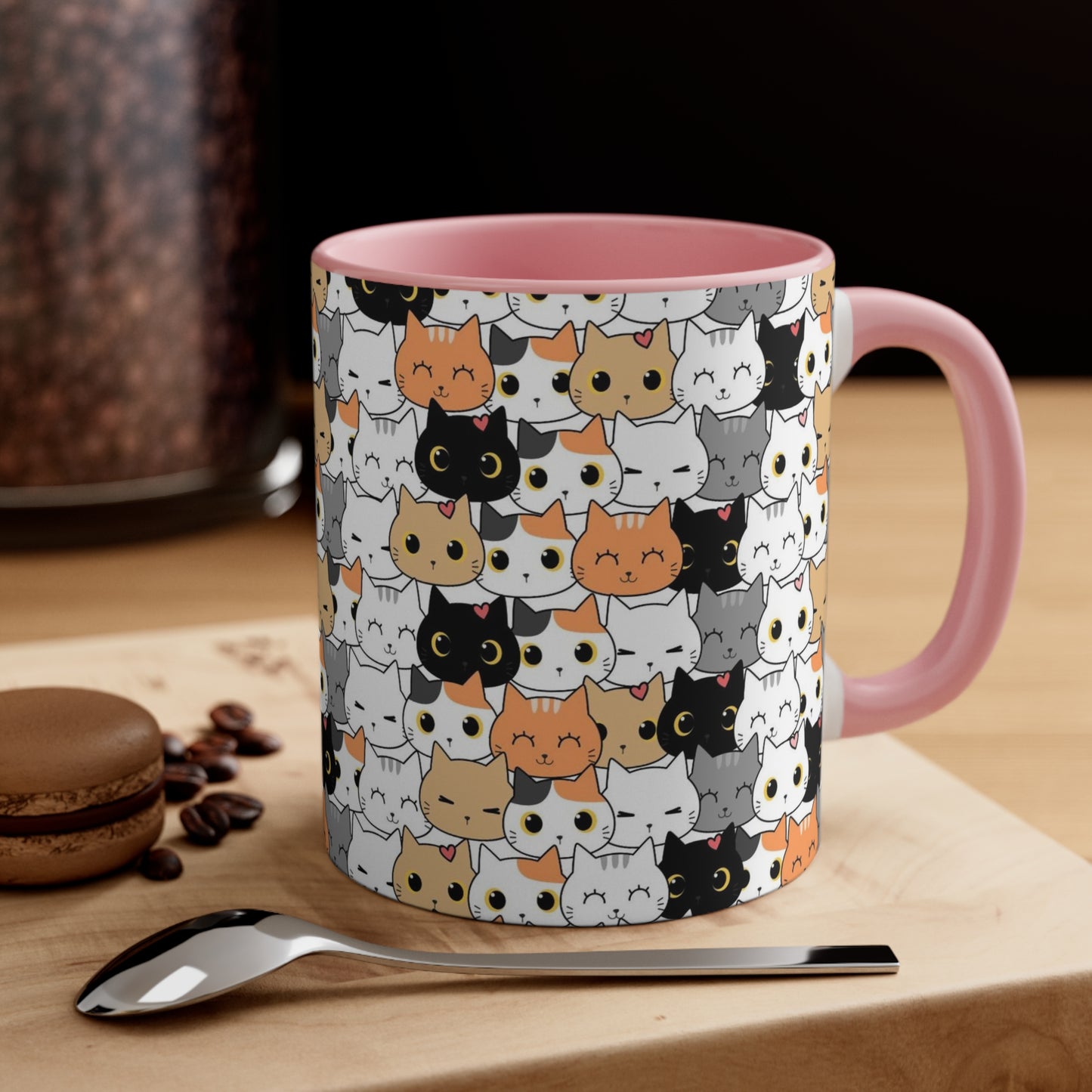 Cute Cats Accent Coffee Mug, 11oz*