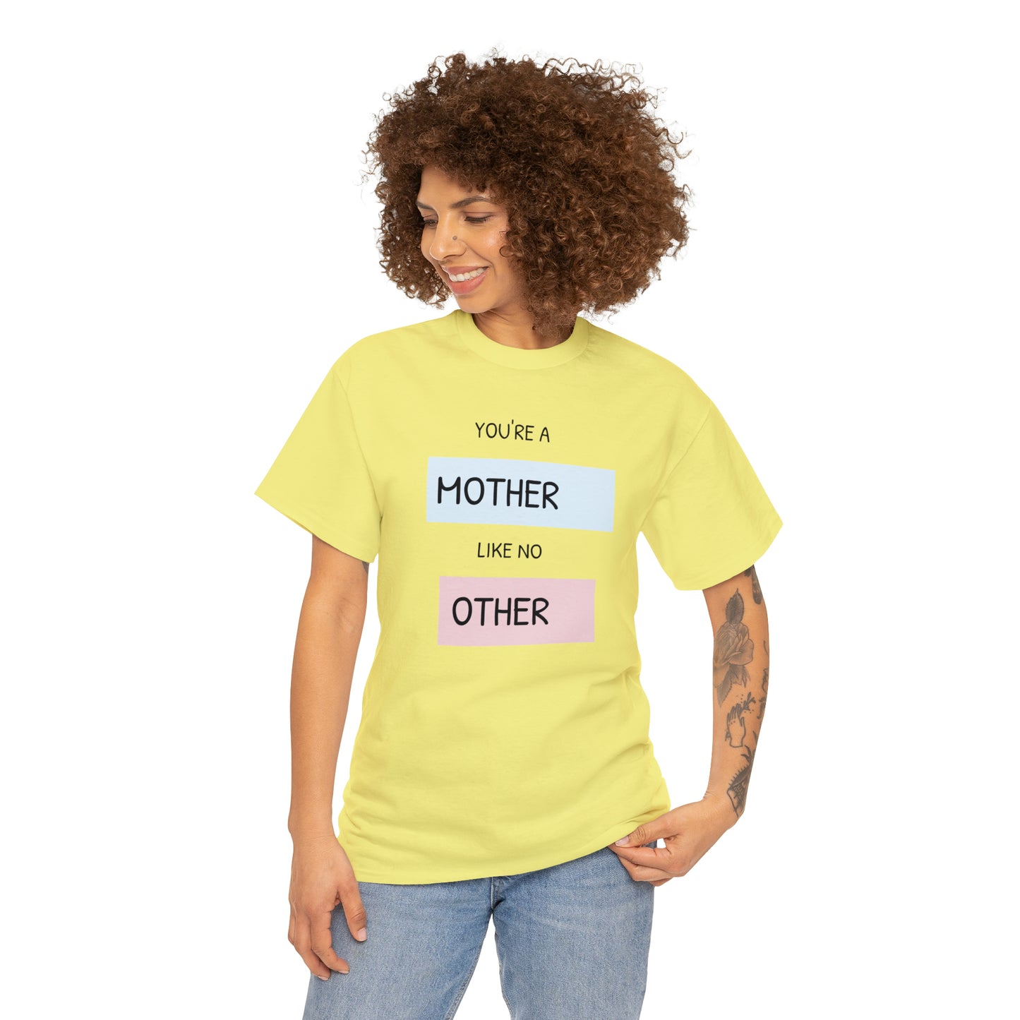 "Mother Like No Other" Unisex Heavy Cotton Tee shirt gift, mom*