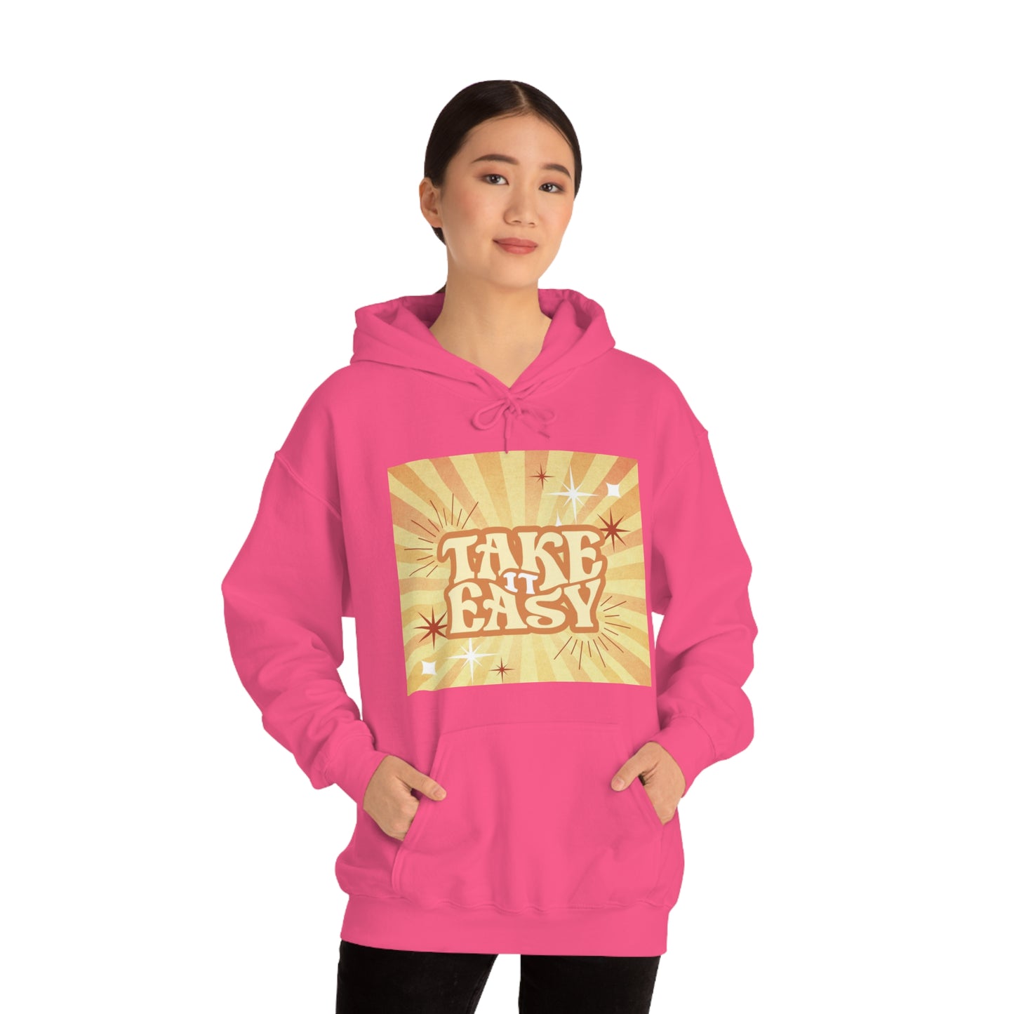 "Take it Easy" Unisex Heavy Blend Hooded Sweatshirt*