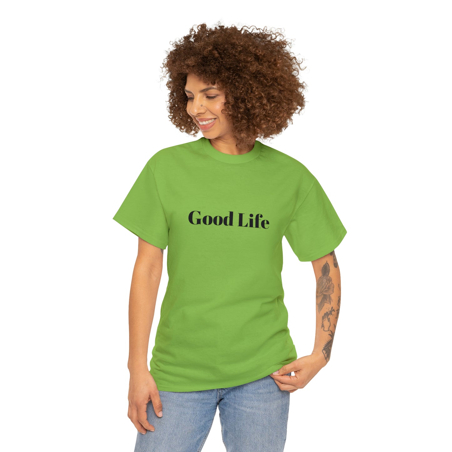 "Good Life" Unisex Heavy Cotton Tee Shirt*