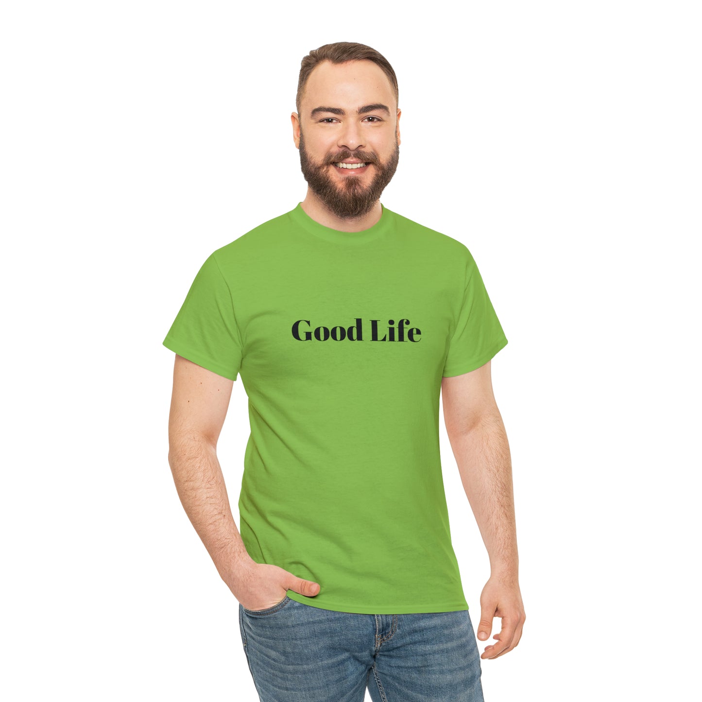 "Good Life" Unisex Heavy Cotton Tee Shirt*