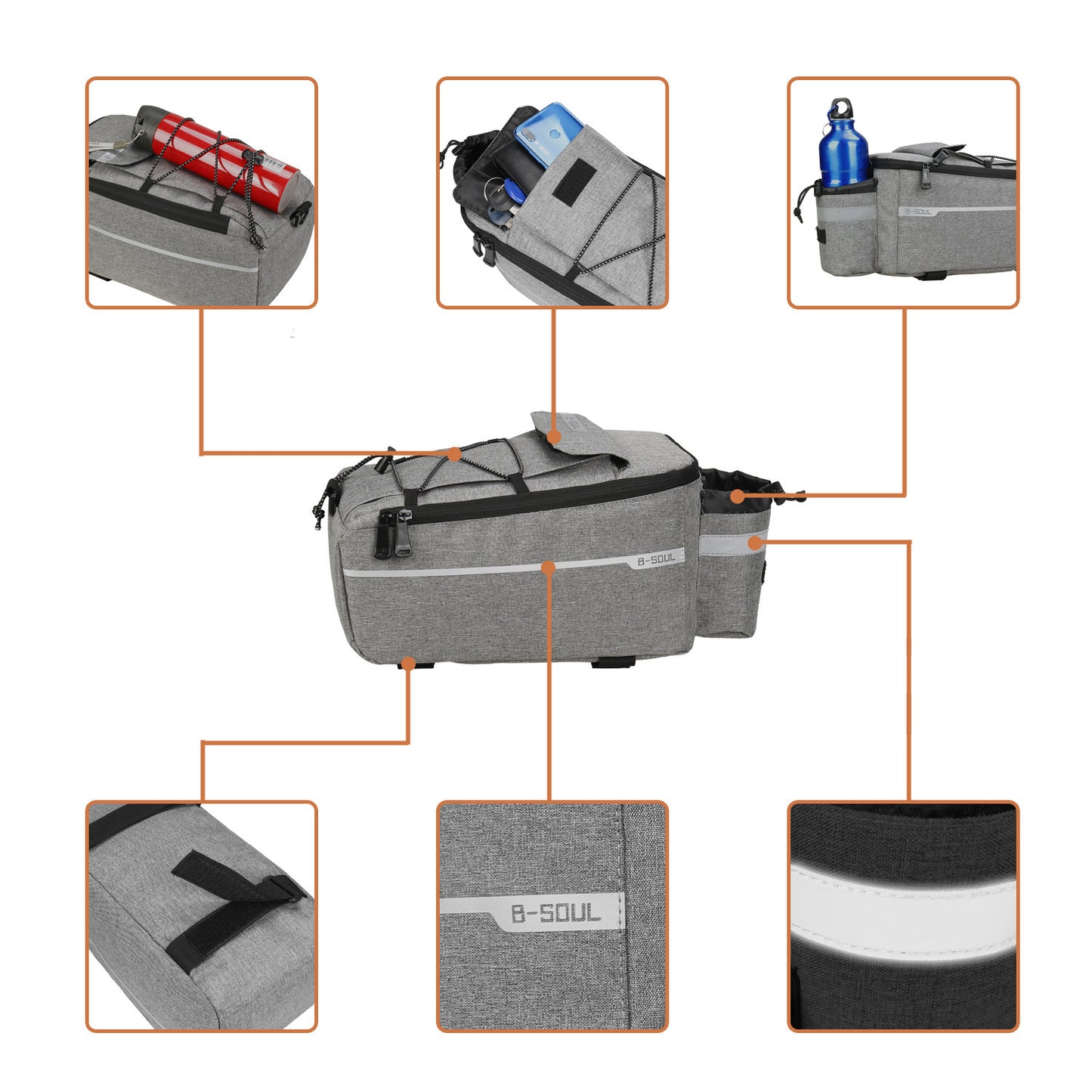 Mountain bike electric shelf bag*