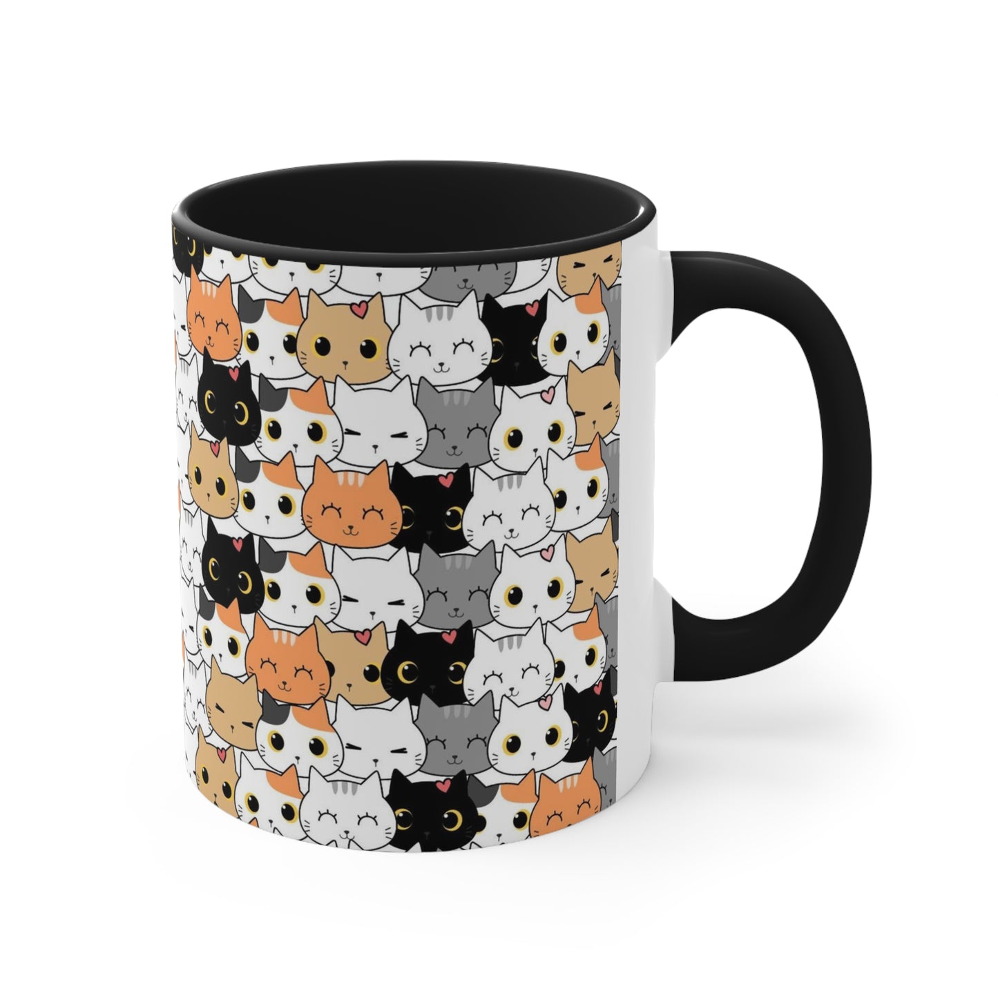 Cute Cats Accent Coffee Mug, 11oz*