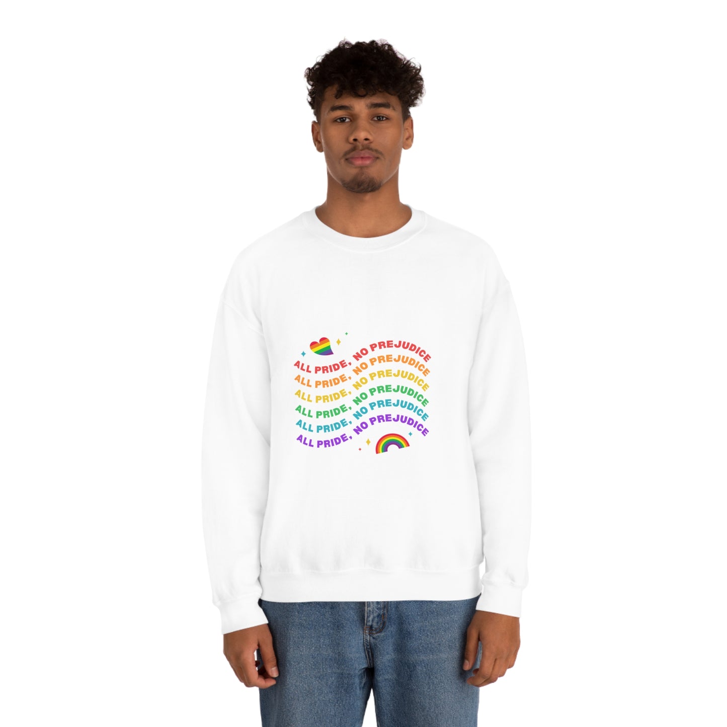 All Pride No Prejudice Unisex Heavy Blend Crewneck Sweatshirt*