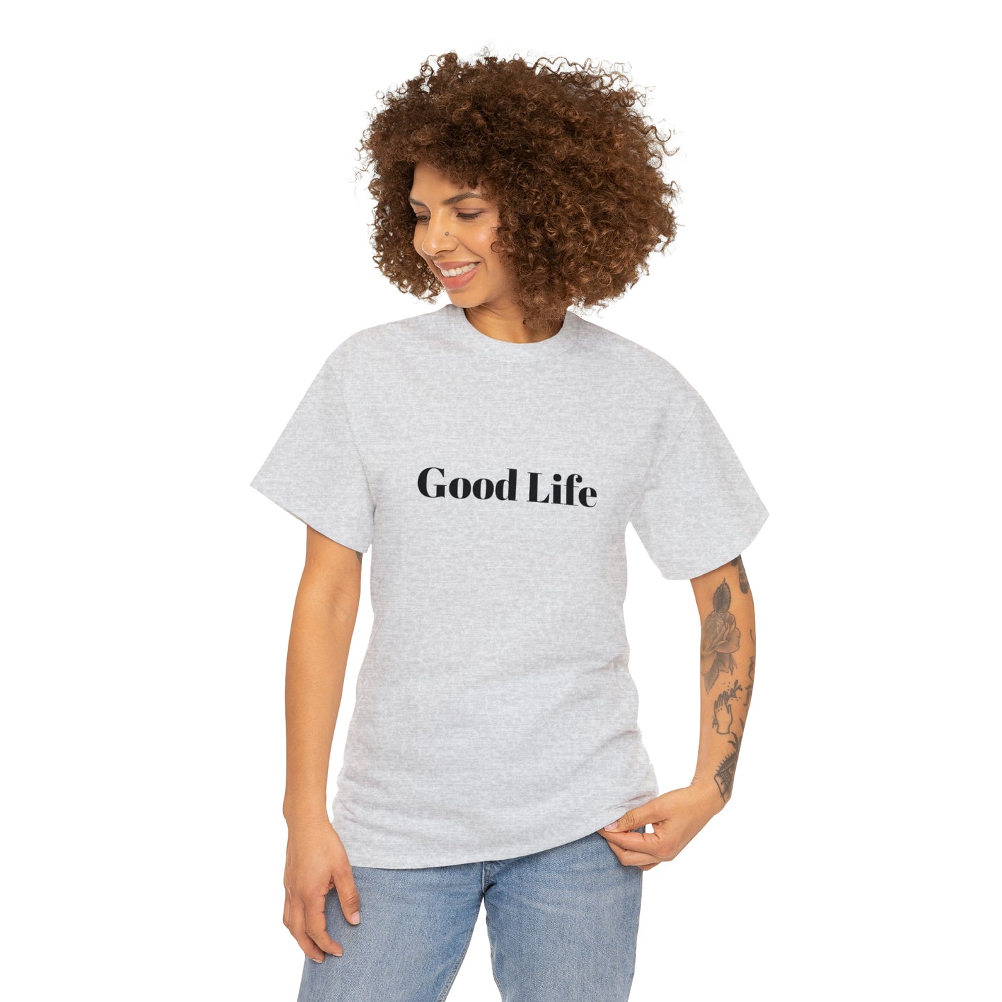 "Good Life" Unisex Heavy Cotton Tee Shirt*