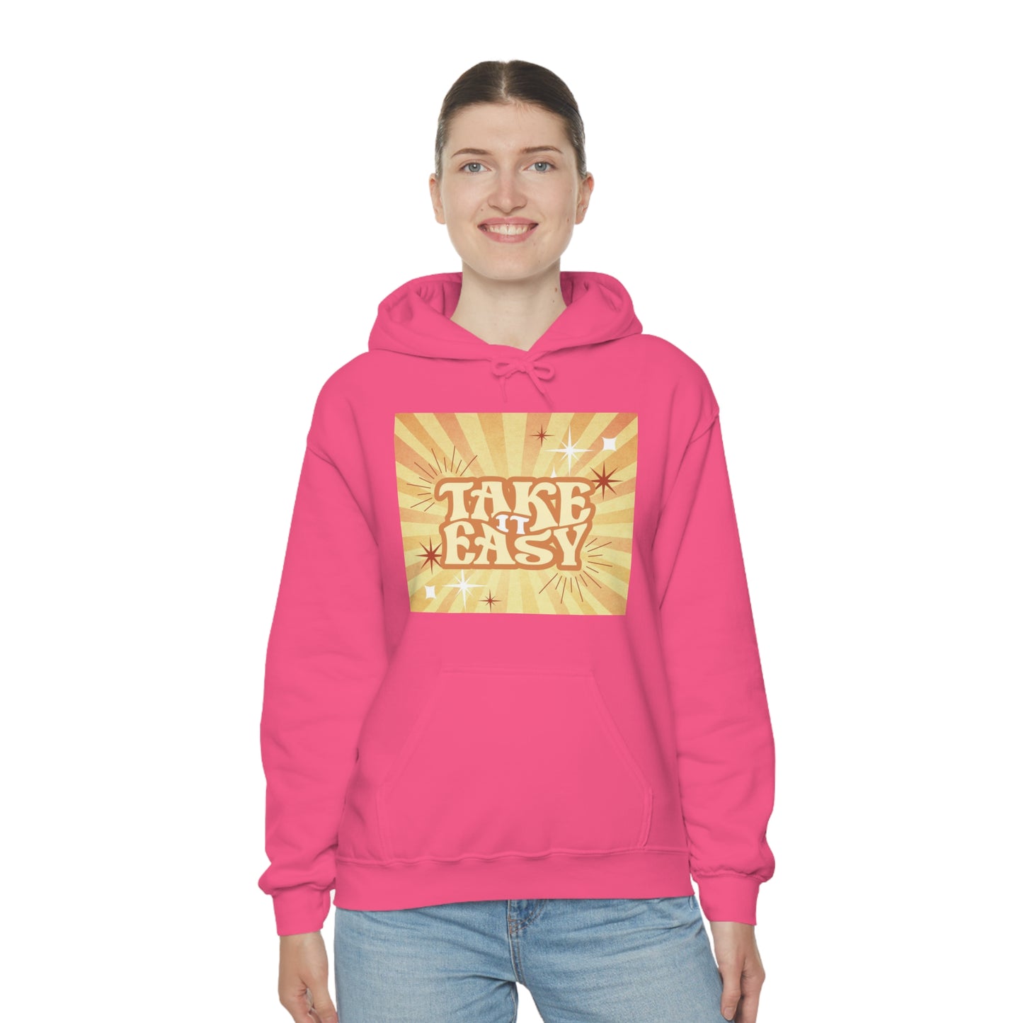 "Take it Easy" Unisex Heavy Blend Hooded Sweatshirt*