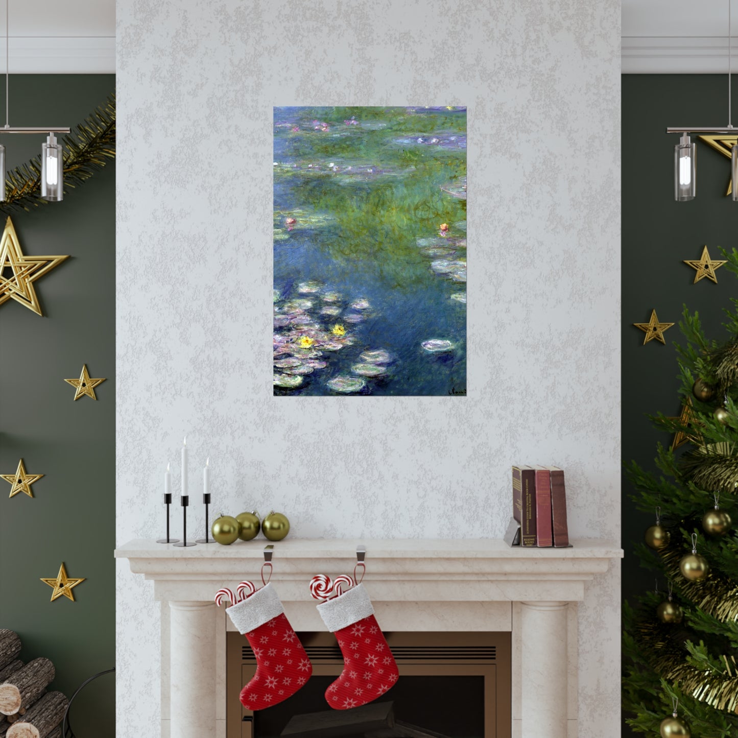 "Captivating Beauty: Monet's Water Lilies Premium Matte Vertical Posters - A Splash of Nature on Your Wall!"Water Lilies Monet Premium Matte Vertical Posters*