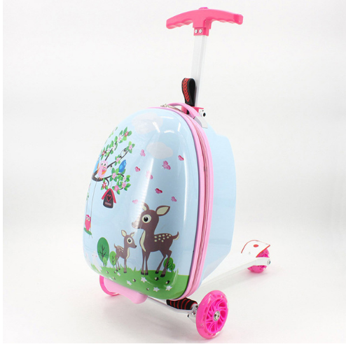Children's trolley bag scooter trolley case suitcase luggage suitcase bag student trolley luggage box*