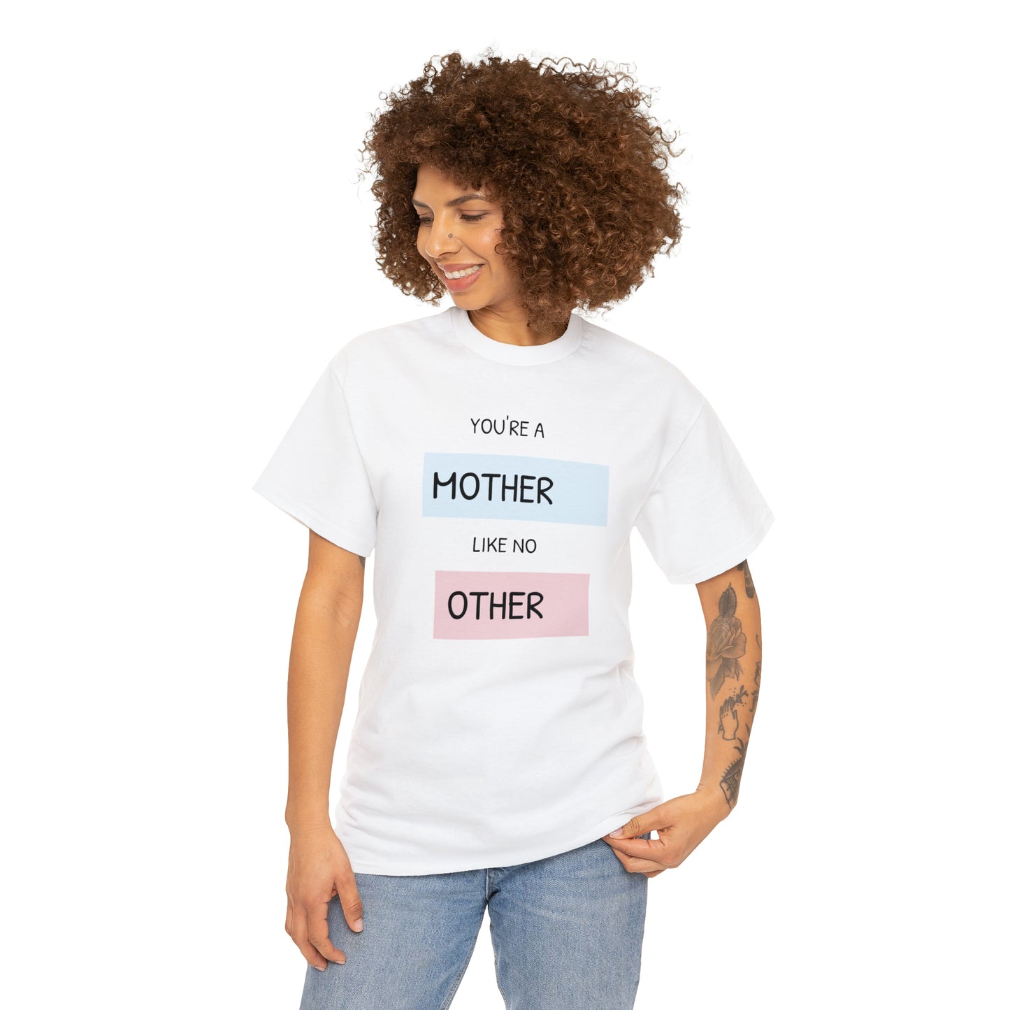 "Mother Like No Other" Unisex Heavy Cotton Tee shirt gift, mom*