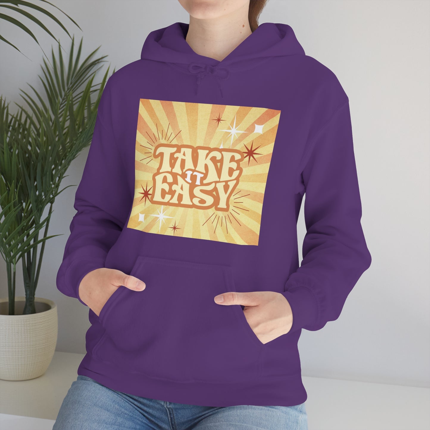 "Take it Easy" Unisex Heavy Blend Hooded Sweatshirt*