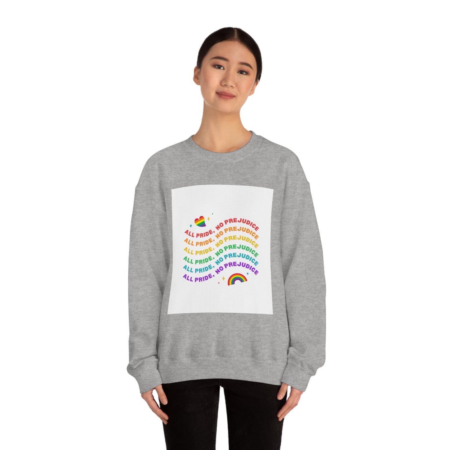 All Pride No Prejudice Unisex Heavy Blend Crewneck Sweatshirt*