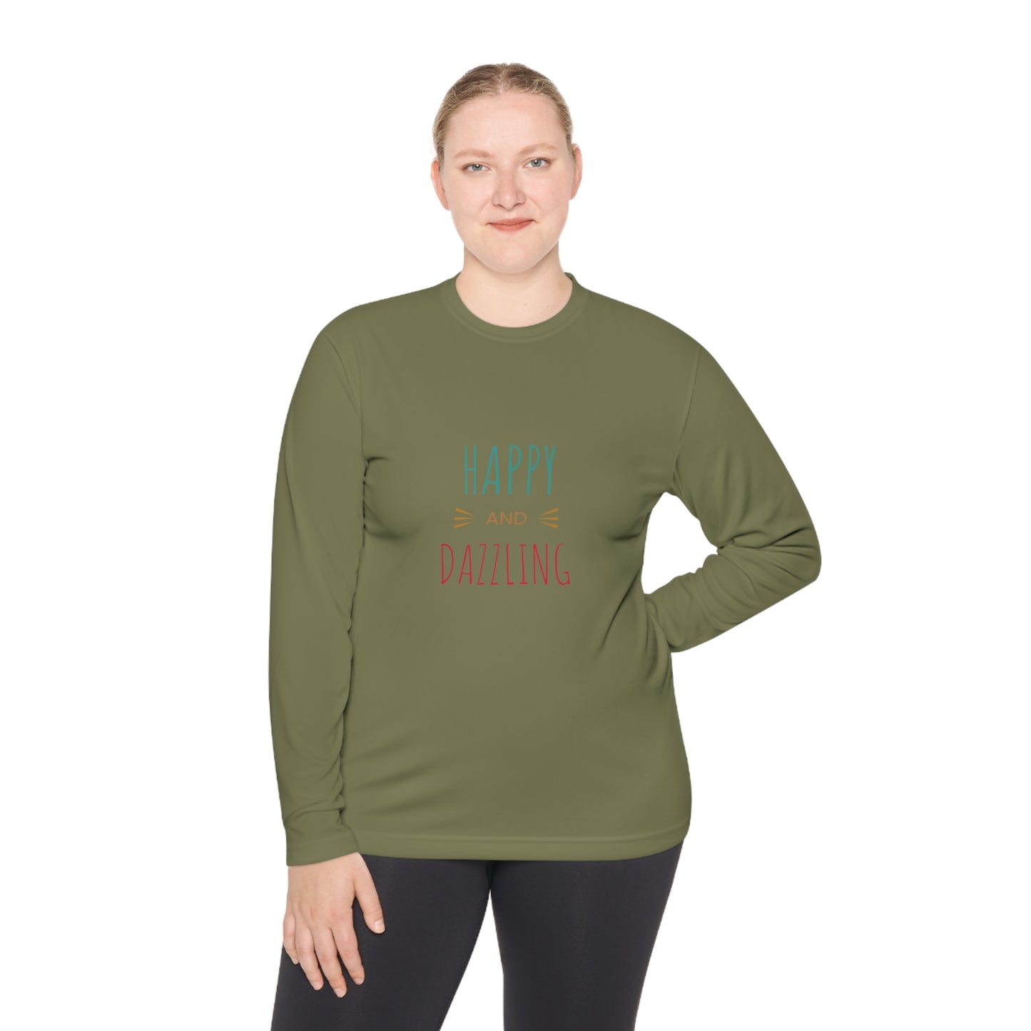 Happy and Dazzling Unisex Lightweight Long Sleeve Tee*