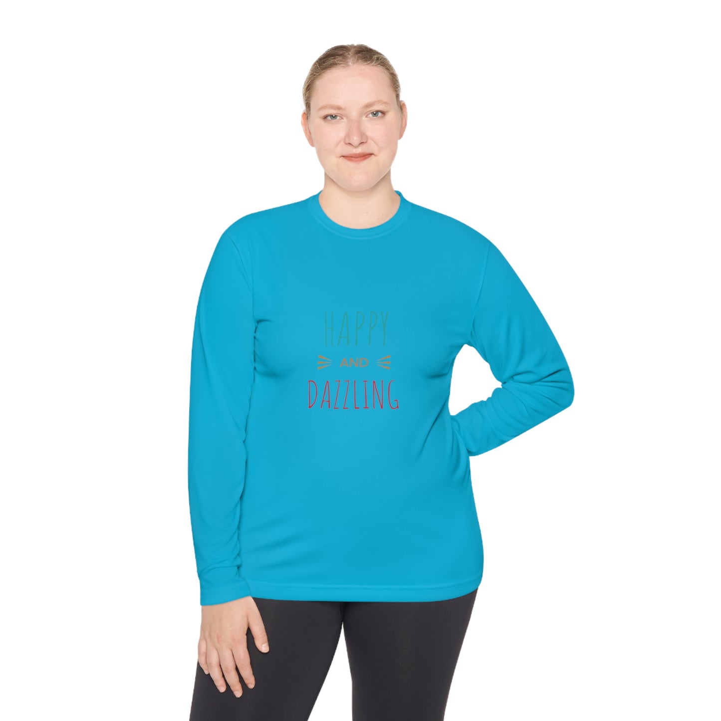 Happy and Dazzling Unisex Lightweight Long Sleeve Tee*