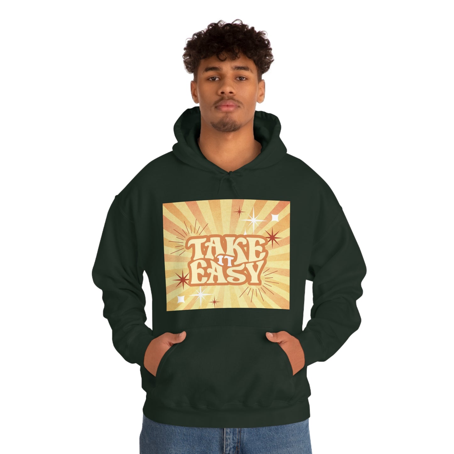 "Take it Easy" Unisex Heavy Blend Hooded Sweatshirt*