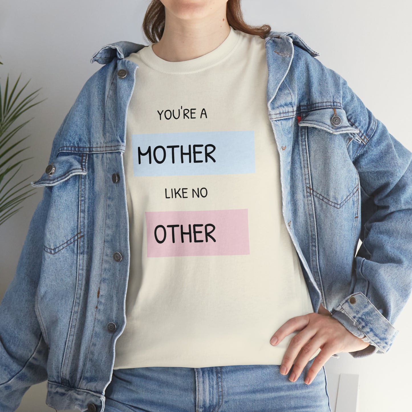 "Mother Like No Other" Unisex Heavy Cotton Tee shirt gift, mom*