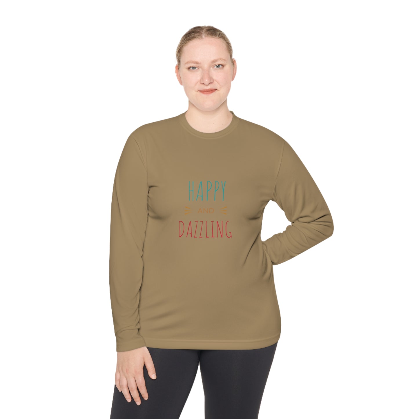 Happy and Dazzling Unisex Lightweight Long Sleeve Tee*