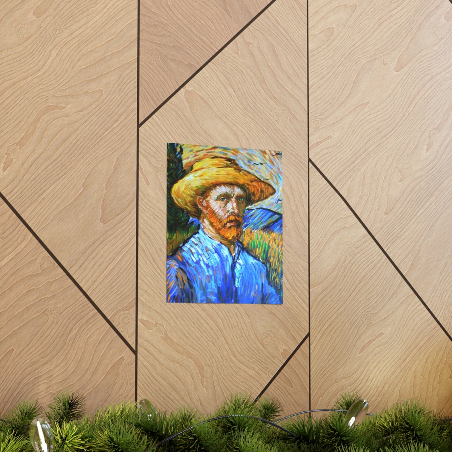 "Discover Van Gogh's Soul: Self-Portrait Premium Matte Vertical Posters - A Masterpiece for Your Wall!"Van Gogh self portrait* Premium Matte Vertical Posters art fine art wall art gift bestseller