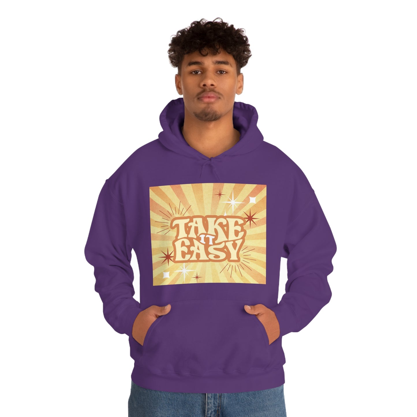 "Take it Easy" Unisex Heavy Blend Hooded Sweatshirt*