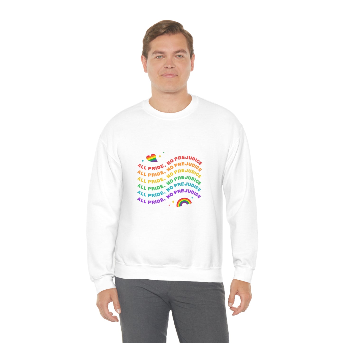 All Pride No Prejudice Unisex Heavy Blend Crewneck Sweatshirt*