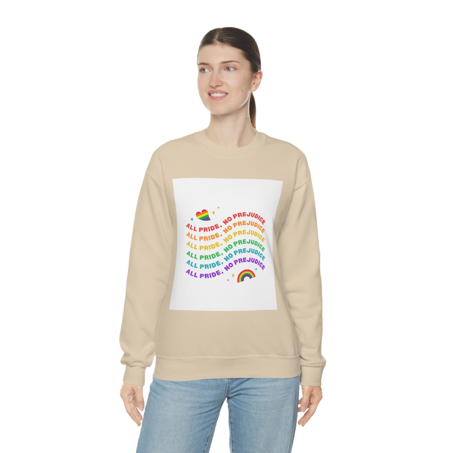 All Pride No Prejudice Unisex Heavy Blend Crewneck Sweatshirt*