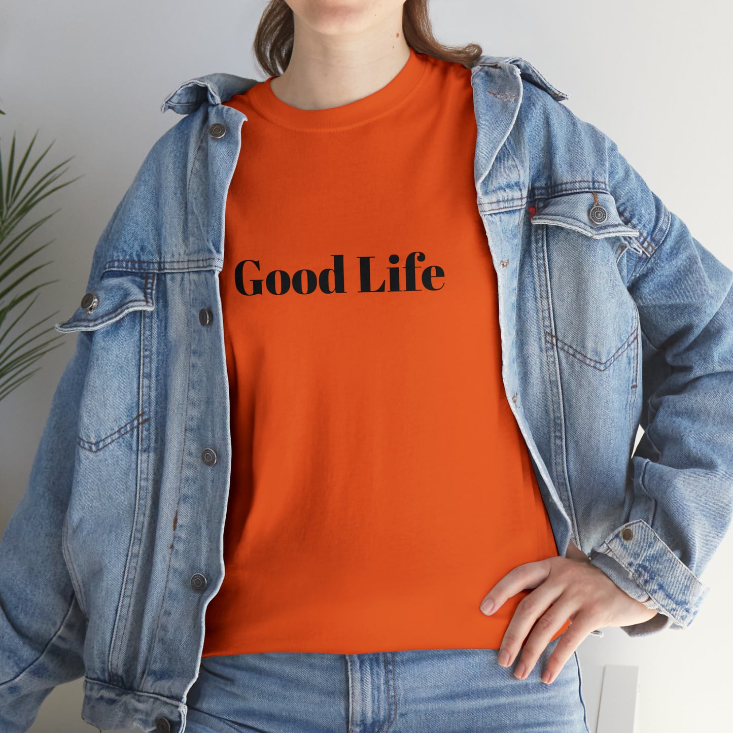 "Good Life" Unisex Heavy Cotton Tee Shirt*