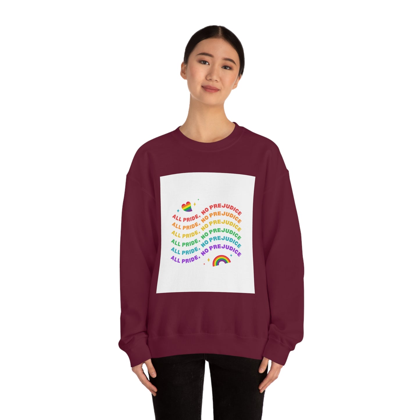 All Pride No Prejudice Unisex Heavy Blend Crewneck Sweatshirt*