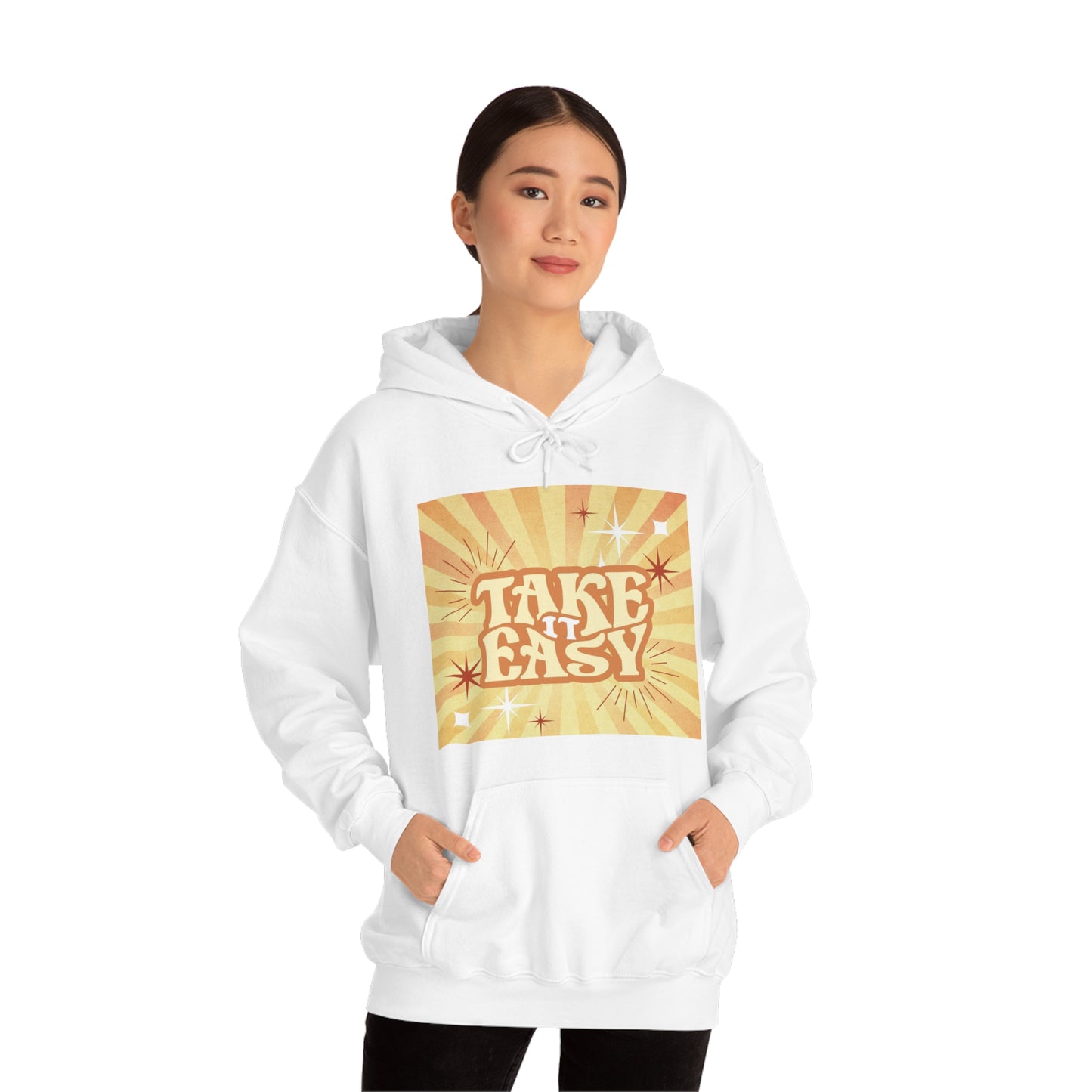 "Take it Easy" Unisex Heavy Blend Hooded Sweatshirt*