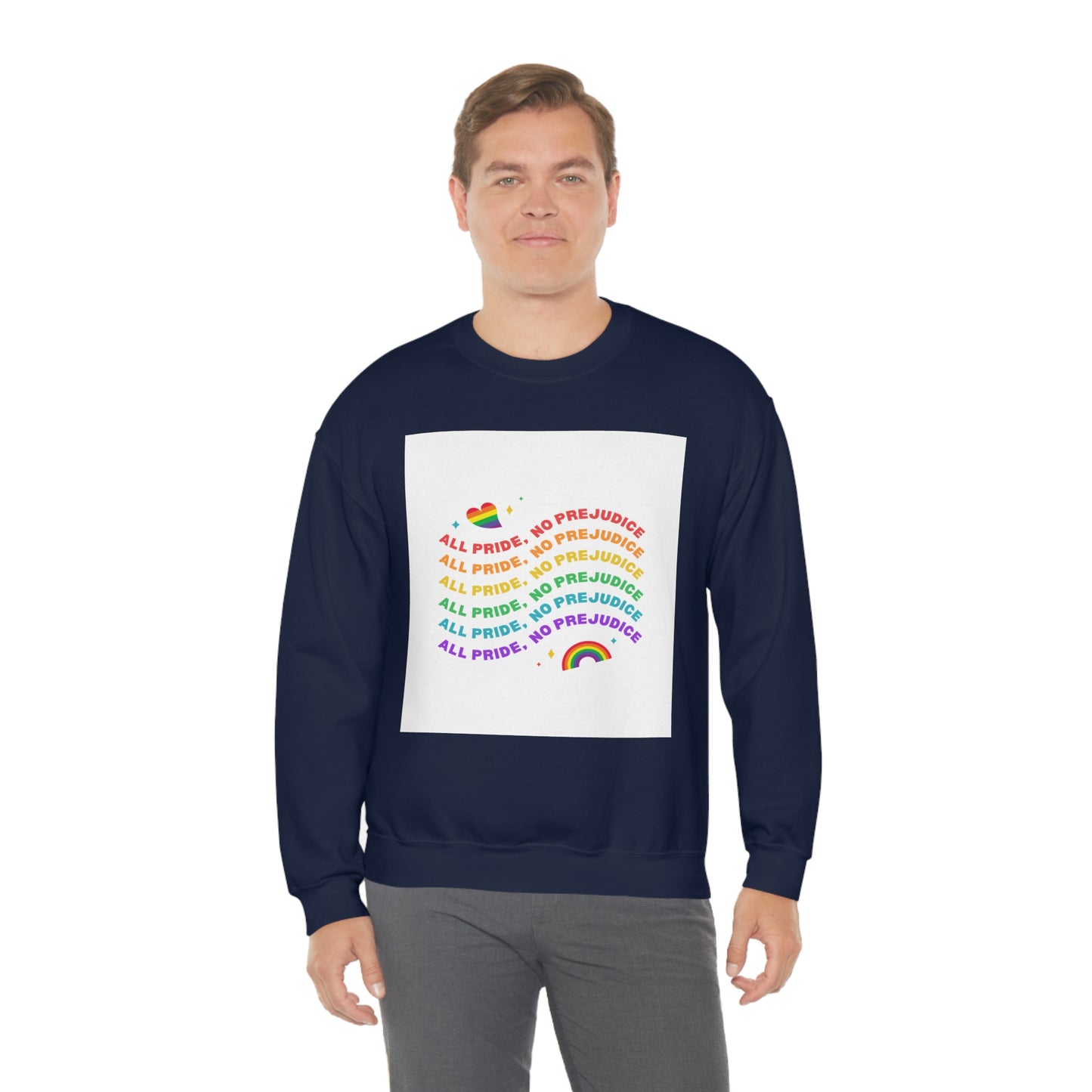 All Pride No Prejudice Unisex Heavy Blend Crewneck Sweatshirt*