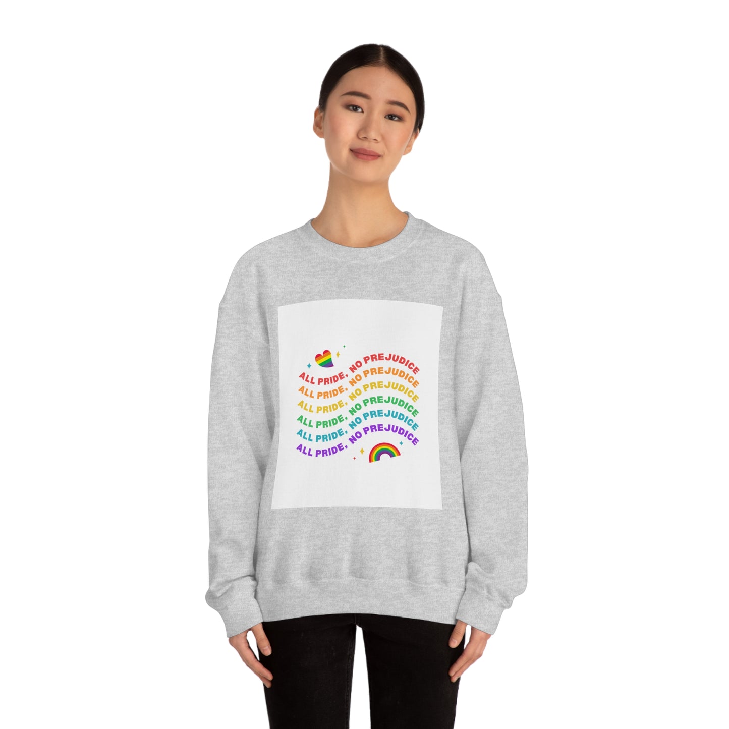 All Pride No Prejudice Unisex Heavy Blend Crewneck Sweatshirt*